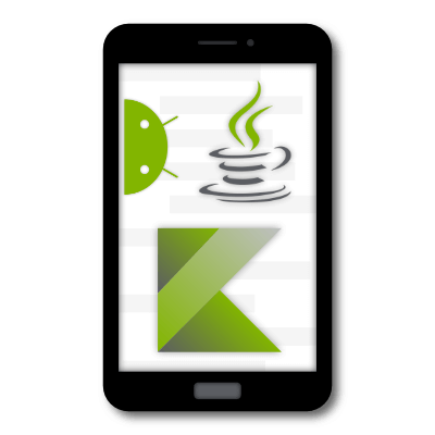 Android Logo auf Smartphone