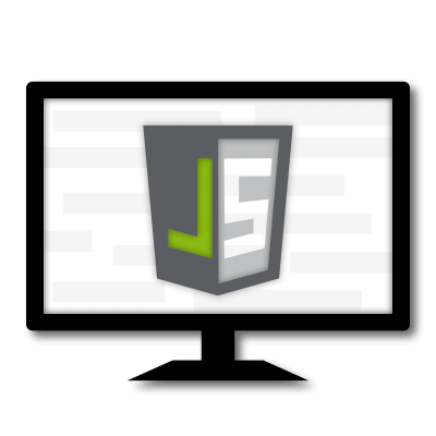 Javascript Logo auf Bildschirm